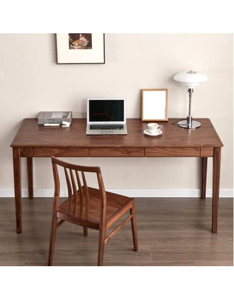 All solid wood desk simple office computer desk children study table