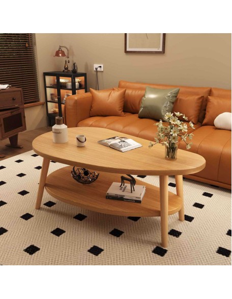 Small coffee table Scandinavian living room household modern minimalist cream wind bedroom simple small table