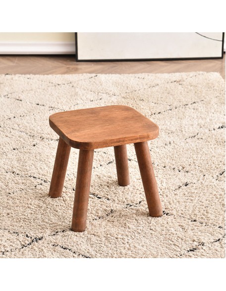 Solid wood stool household children's stool log small bench