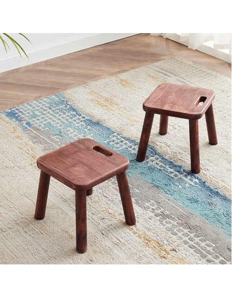 Small stool household solid wood low stool portable small bench