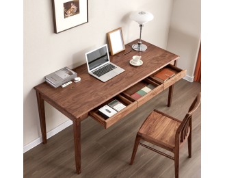 All solid wood desk simple office computer desk children study table