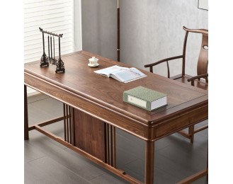 Walnut desk all solid wood home use calligraphy table painting case painting table study office desk