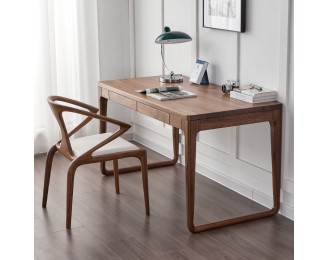 Solid wood office desk modern simple Chinese office desk study computer desk