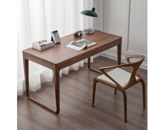 Solid wood office desk modern simple Chinese office desk study computer desk