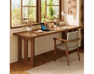 Modern minimalist solid wood computer desk rectangle study office desk sub