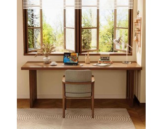 Modern minimalist solid wood computer desk rectangle study office desk sub