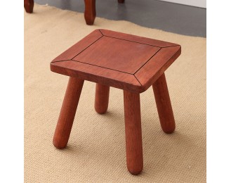 Solid wood bench small square stool household children's footstool wooden low stool